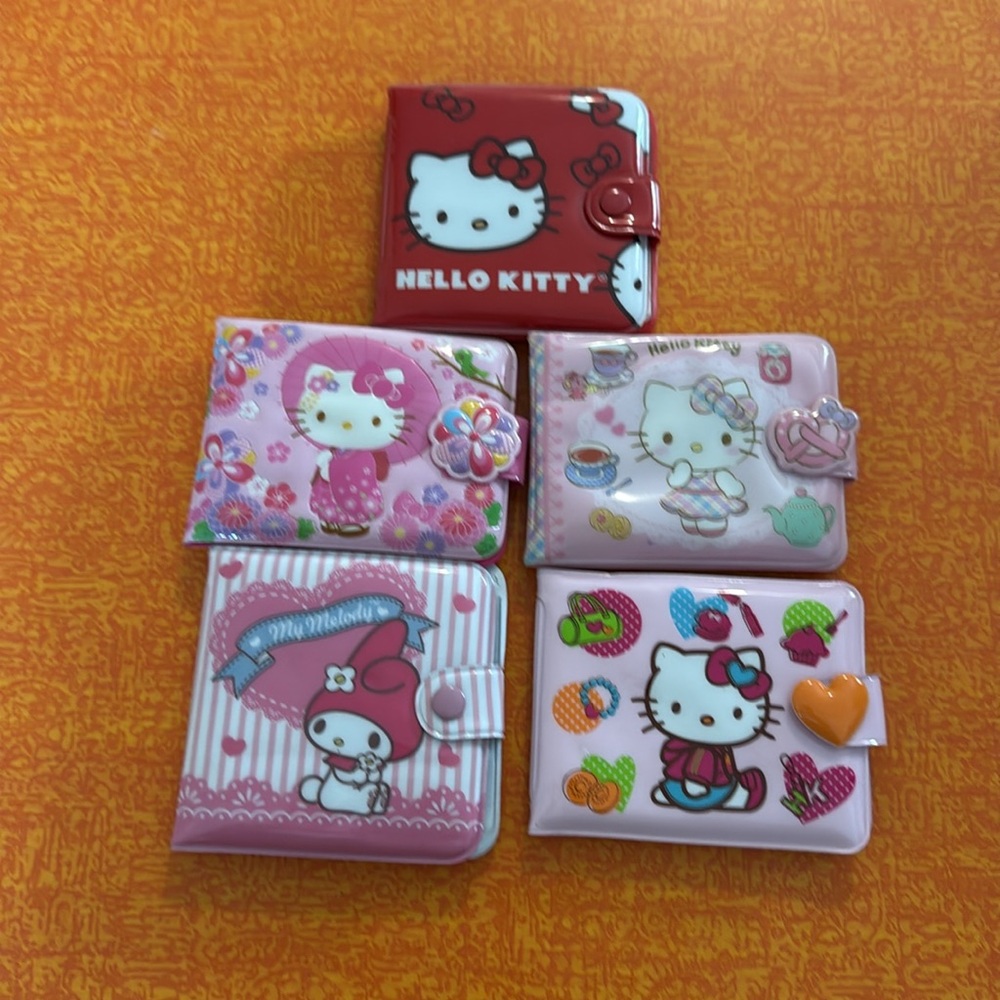Set of 5 Sanrio wallets